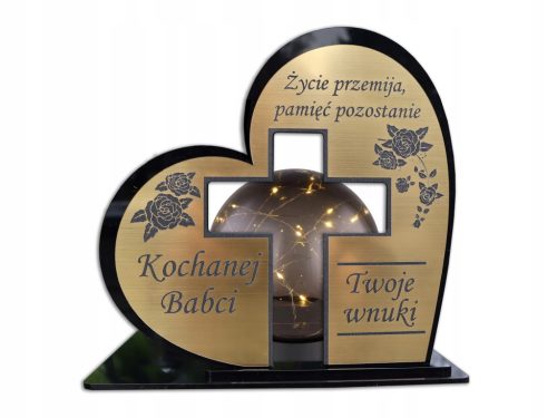  Поставка за свещ, акрилно стъкло, сърце, 18 х 29 х 21 см