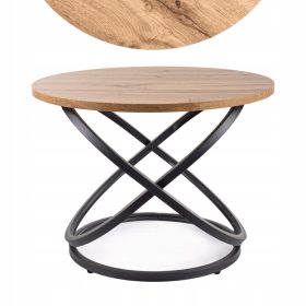    EOS D 60 кръгла холна маса, занаятчийски дъб/черен Signal