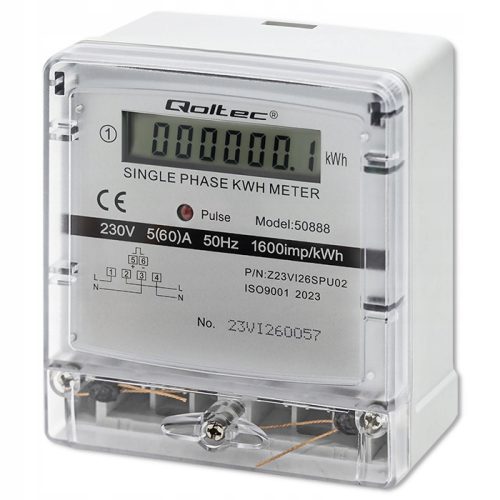 Измервателен уред Qoltec 230 V 5 A