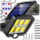  Соларна улична лампа 120 W 1 lm слънчева мощност + A4 планер PIANIDA нюанси на кафяво и бежово