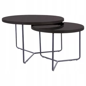    Сигнална пейка, BENCHES, кръгла, 80 x 80 x 50 см, черна