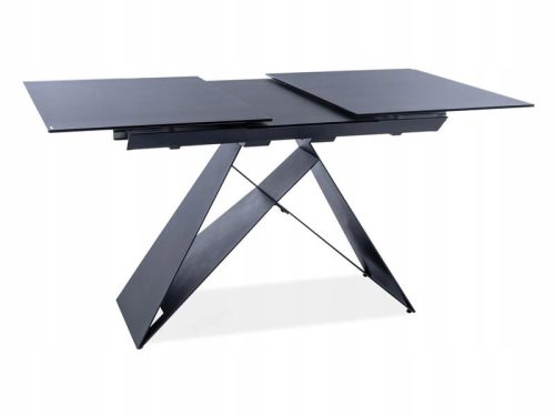  Правоъгълна разтегателна маса Signal Loft 120 x 80 x 76 см черна