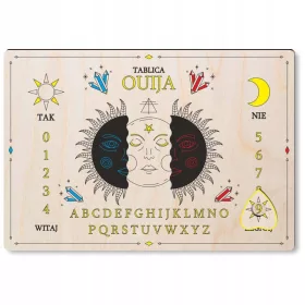    Дървена спиритична ДЪСКА OUIJA ДЪСКА ХЕЛОУИН маса на полски