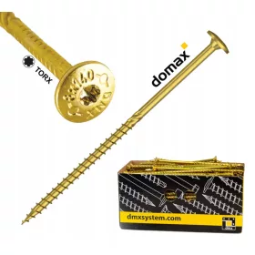 Винтове за дърво Domax 8 х 100 мм 50 бр.