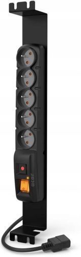  Acar F5 FA RACK IEC лентов удължителен кабел, 3 м, 5 гнезда, анти-пренапрежение