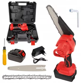   Градински трион - МИНИ ЕЛЕКТРИЧЕСКИ МОТОРЕН ТРИОН GARDEN + БАТЕРИИ×2