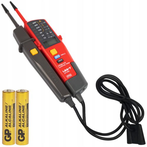 RCD UNI-T UT18C тестер за фазово напрежение + 2× GP AAA алкална батерия (R3) 1 бр.