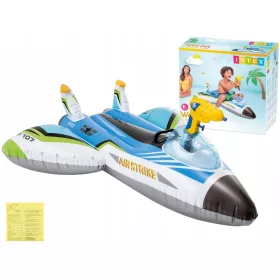   Матрак за плуване + червен воден пистолет Intex 57536