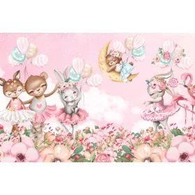   Фототапет ЗА МОМИЧЕ РОЗОВИ БАЛЕРИНИ 294x260 RB03