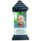 Висококачествен голям полски надгробен фенер със снимка - устойчив на всички атмосферни условия