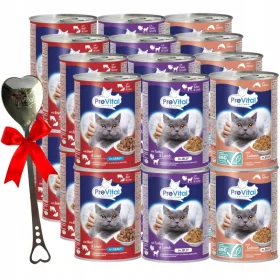   PREVITAL WET FOOD КОНСЕРВА ТЕЛЕШКИ ЧЕРЕН ДЕР 415ГР