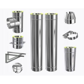   Система комин на конзола ИЗОЛИРАН fi 150 двустенен ВЪНШЕН МОДУЛЕН