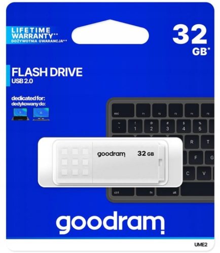  GOODRAM UME2 флашка 32 GB USB 2.0 бяла