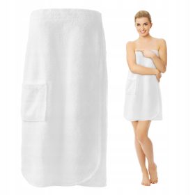   Кърпа за сауна - Парео за сауна 70 х 140 см бяло