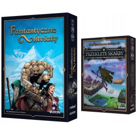    Настолна игра Rebel Fantastic Worlds + Rebel Fantastic Worlds: Cursed Treasures