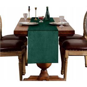   Покривка, пътека - ДЕБЕЛА КАДИФЕНА ПОКРИВКА ЗА МАСА 40x200 ХУБАВА КАДИФЕНА ПОКРИВКА МЕКИ ВЕЛУРНИ ЦВЕТОВЕ