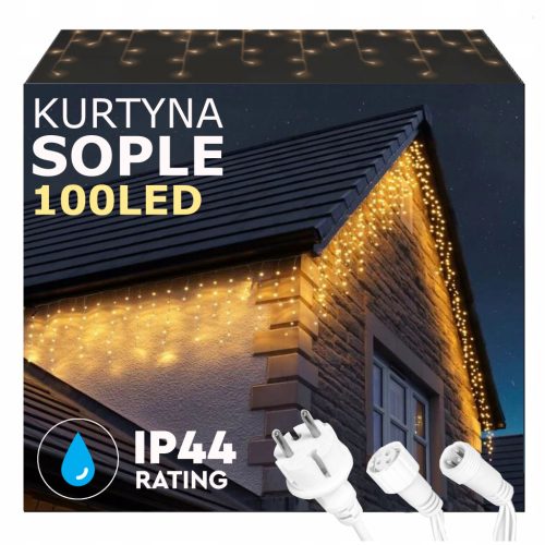  Светеща завеса Focla icicle 51 - 100 лампички