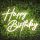 Забавен предмет - LED неонова лампа HAPPY BIRTHDAY надпис