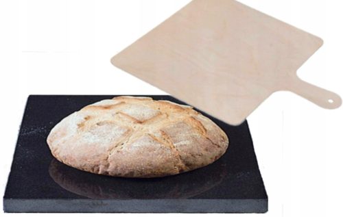 Скара на дървени въглища - Скара на дървени въглища, Pizza STONE Скара с шпатула 37 х 35 см