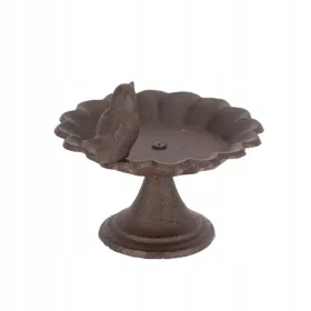    Стояща чугунена хранилка за баня за птици