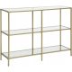  Конзола от матово злато Vasagle 100 x 73 x 30 см