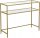  Правоъгълна конзола Songmics 100 x 35 x 80 см злато