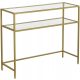 Правоъгълна конзола Songmics 100 x 35 x 80 см злато