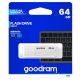  GOODRAM UME2 флашка 64 GB USB 2.0 бяла