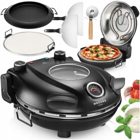   Mozano Pizzalicious 1200 W фурна за пица 32 см x 16,6 см