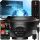  STARS PROJECTOR LED нощна лампа черна Bluetooth