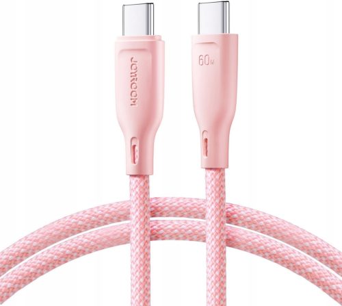  Joyroom USB type C - USB type C кабел 1 м розов