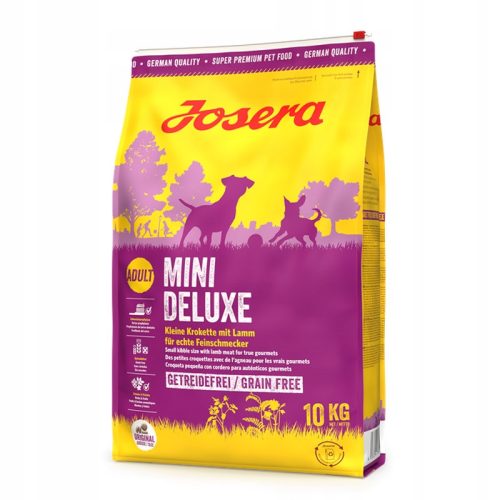  Josera Mini Deluxe 10 кг беззърнеста храна за малки породи