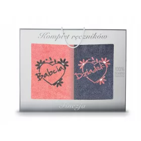   Комплект кърпи - Комплект памучни кърпи за баба и дядо