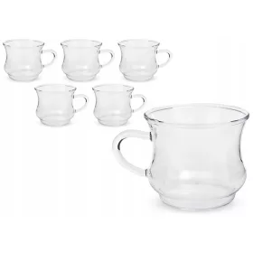   Чаши за кафе - Термисил Иза чаша, стъкло, 220 мл, 6 бр.