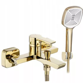   Стенен кран за вана REA ARGUS GOLD GOLD Слушалка