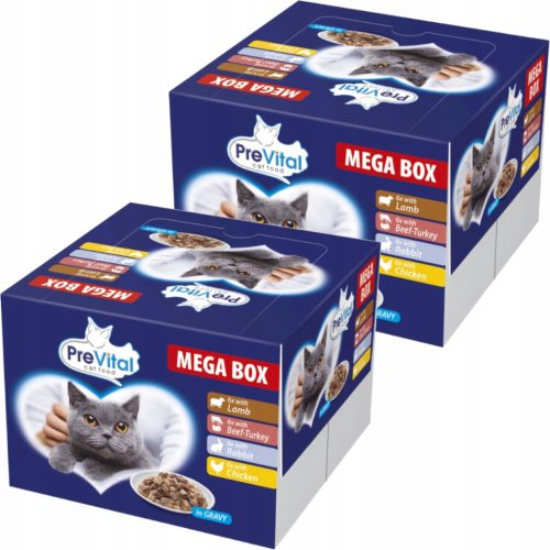  Prevital мокра храна микс от вкусове 2,4 кг