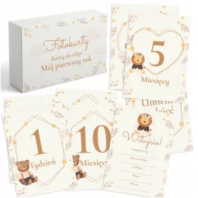    Картичка със снимка на бебе Conjure a Gift