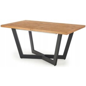    Правоъгълна разтегателна маса Halmar MASSIVE 160 x 90 x 77 см естествен дъб
