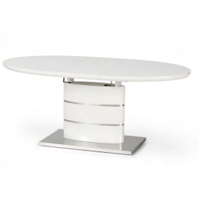    Овална разтегателна маса Halmar Aspen 140 x 90 x 76 см бяла