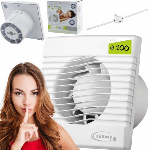 вентилатор за баня airRoxy FAN FLAP 100 СЕНЗОР ЗА ВЛАГА 100 мм