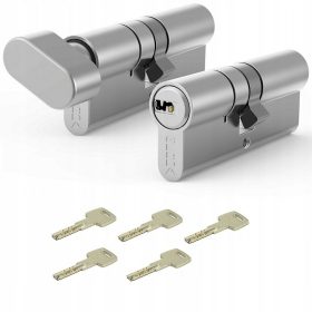   КОМПЛЕКТ 2 ВЛОЖКИ ЗА ВРАТИ С КОПА GERDA EVO САТЕНИРАН НИКЕЛ 35/50 + G35/50