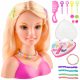  Kruzzel Beauty стилизираща глава с аксесоари 16 бр. + Стикери Classic 4F 1 бр.