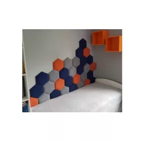   Moidu patch Тапицерски панели - шестоъгълник КОМПЛЕКТ 20 БР. 26x30