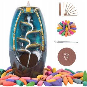   Арома лампа - Ароматна керамична камина 20 см