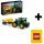 LEGO Technic John Deere 9620R 4WD Трактор 42136 + LEGO Хартиена подаръчна торбичка среден размер M 41x34x12 cm