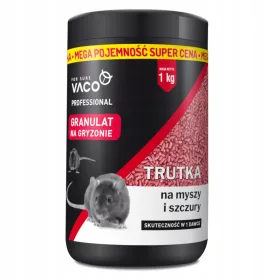    VACO PROFESSIONAL Гранулат Отрова за мишки и плъхове (буркан) - 1 кг