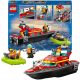 LEGO City 16699951 Пожарна лодка с патрулни тухли