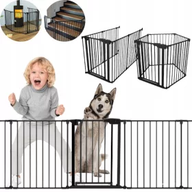    Преграда за врати, камина, стълби Марк Адлер завинтена черна