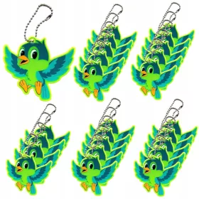    Камдо светлоотразителен ключодържател зелен папагал 7.3х6.7см