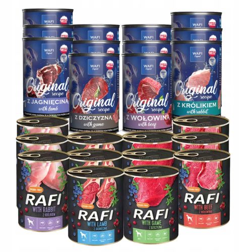  Мокра храна Рафи, микс от вкусове, 0,4 кг